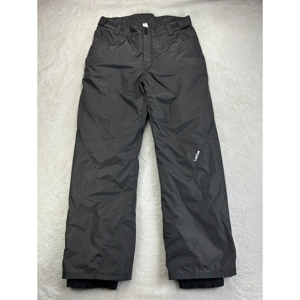 Wedze Decathlon Snow Ski Pants Mens S Black Waterproof Active Outdoor Comfort
